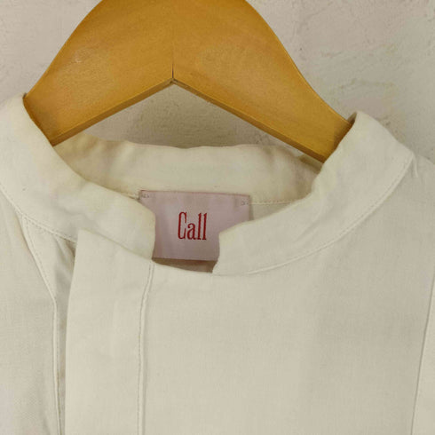 Call  Stand collar pullover shirt スタンドカラー プルオーバー シャツ メンズ JPN:2